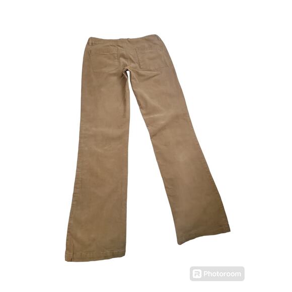 J.CREW Other - J Crew Corduroy Pants Mens Brown Bootcut 5 Pocket Flat Front Cotton Blend Sz 28R